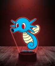 Lampka LED 3D Plexido z Nadrukiem UV Pokemon Horsea - 1