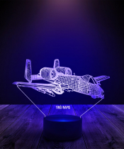Lampka LED 3D Plexido Samolot Myśliwiec - 1