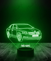 Lampka LED 3D Plexido Samochód Skoda Octavia - 1