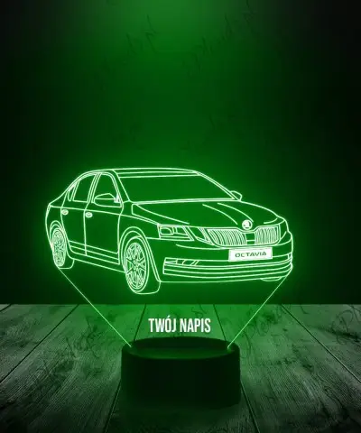 Lampka LED 3D Plexido Samochód Skoda Octavia - 1