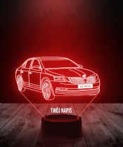 Lampka LED 3D Plexido Samochód Skoda Octavia - 2