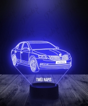 Lampka LED 3D Plexido Samochód Skoda Octavia - 3