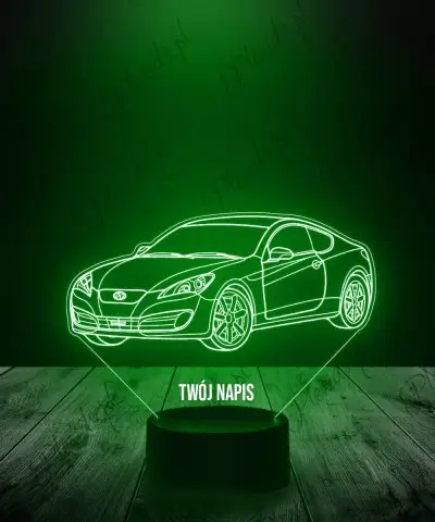 Lampka LED 3D Plexido Hyundai Genesis Coupe - 1