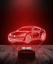 Lampka LED 3D Plexido Hyundai Genesis Coupe - 2