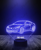 Lampka LED 3D Plexido Hyundai Genesis Coupe - 3