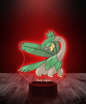 Lampka LED 3D Plexido z Nadrukiem UV Pokemon Tropius - 1