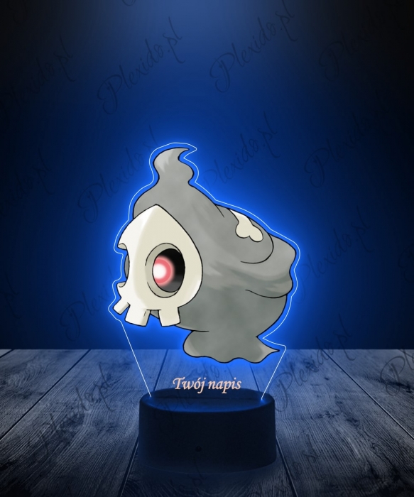 Lampka LED 3D Plexido z Nadrukiem UV Pokemon Duskull - 1