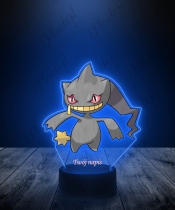 Lampka LED 3D Plexido z Nadrukiem UV Pokemon Banette - 1