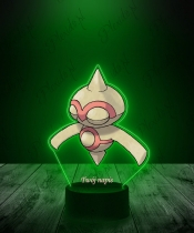 Lampka LED 3D Plexido z Nadrukiem UV Pokemon Baltoy - 1