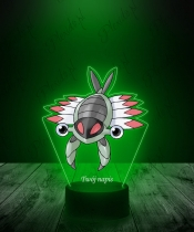 Lampka LED 3D Plexido z Nadrukiem UV Pokemon Anorith - 2