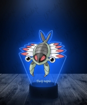 Lampka LED 3D Plexido z Nadrukiem UV Pokemon Anorith - 3