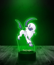 Lampka LED 3D Plexido z Nadrukiem UV Pokemon Absol - 1