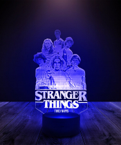 Lampka LED 3D Plexido Stranger Things Postacie - 3