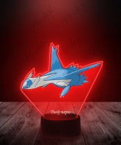 Lampka LED 3D Plexido z Nadrukiem UV Pokemon Latios - 1