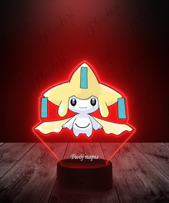 Lampka LED 3D Plexido z Nadrukiem UV Pokemon Jirachi - 1