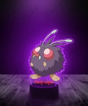 Lampka LED 3D Plexido z Nadrukiem UV Pokemon Venonat - 1