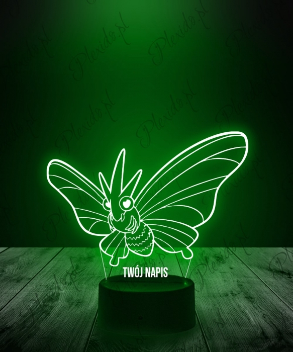 Lampka LED 3D Plexido Pokemon Venomoth - 1