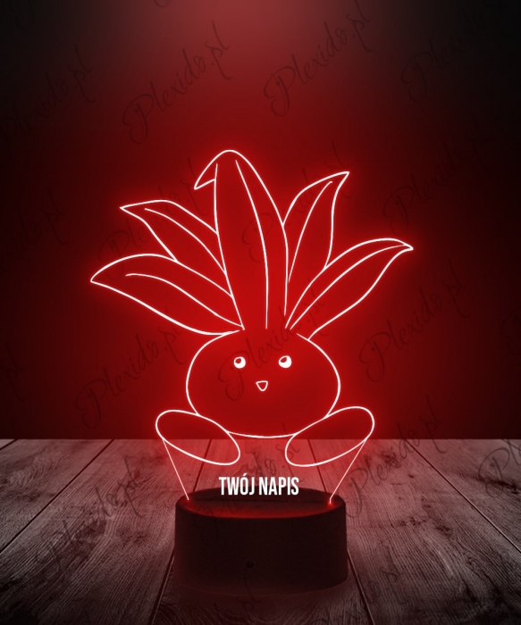 Lampka LED 3D Plexido Pokemon Oddish - 1