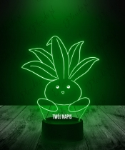 Lampka LED 3D Plexido Pokemon Oddish - 2