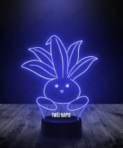 Lampka LED 3D Plexido Pokemon Oddish - 3