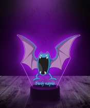 Lampka LED 3D Plexido z Nadrukiem UV Pokemon Golbat - 1