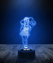 Lampka LED 3D Plexido Barbie Hi Ken - 1