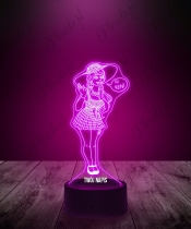 Lampka LED 3D Plexido Barbie Hi Ken - 3