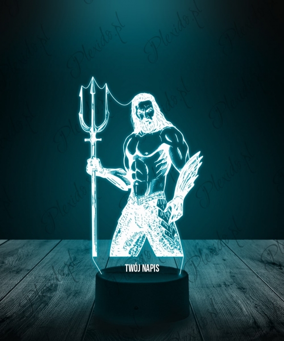 Lampka LED 3D Plexido Aquaman King of Atlantis - 1