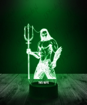 Lampka LED 3D Plexido Aquaman King of Atlantis - 3