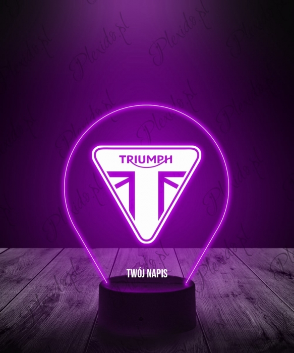 Lampka LED 3D Plexido Triumph Emblemat - 1