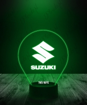 Lampka LED 3D Plexido Suzuki Emblemat - 3