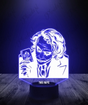 Lampka LED 3D Plexido Arthur Fleck Joker - 2