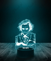 Lampka LED 3D Plexido Arthur Fleck Joker DC - 3