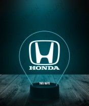 Lampka LED 3D Plexido Honda Emblemat - 1