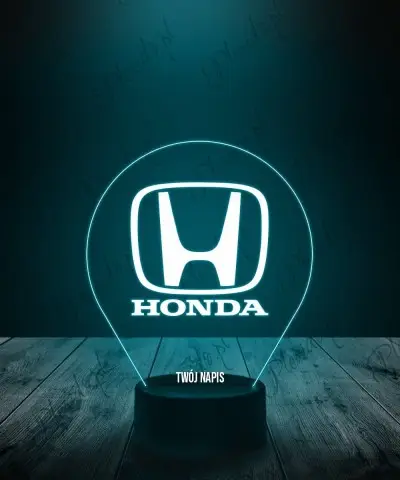 Lampka LED 3D Plexido Honda Emblemat - 1