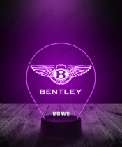 Lampka LED 3D Plexido Bentley Emblemat - 1