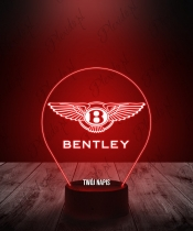 Lampka LED 3D Plexido Bentley Emblemat - 2