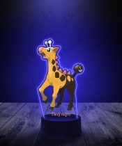 Lampka LED 3D Plexido z Nadrukiem UV Pokemon Girafarig - 1