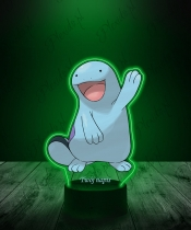 Lampka LED 3D Plexido z Nadrukiem UV Pokemon Quagsire Smile - 1