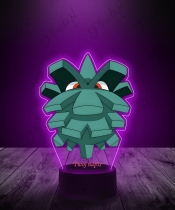 Lampka LED 3D Plexido z Nadrukiem UV Pokemon Pineco - 1