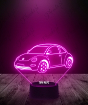 Lampka LED 3D Plexido Volkswagen Beetle Garbus - 1
