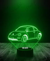 Lampka LED 3D Plexido Volkswagen Beetle Garbus - 3