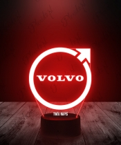 Lampka LED 3D Plexido Volvo Emblemat - 2