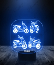 Lampka LED 3D Plexido Aprilia Skutery - 2