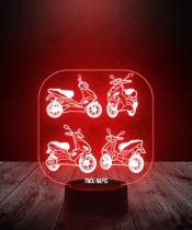 Lampka LED 3D Plexido Aprilia Skutery - 3