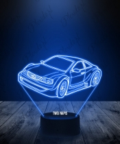 Lampka LED 3D Plexido Sportowy Opel - 1