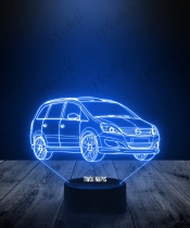 Lampka LED 3D Plexido Opel Zafira - 1