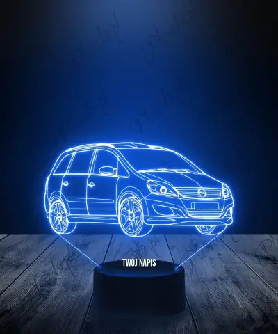 Lampka LED 3D Plexido Opel Zafira - 1