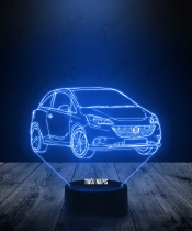 Lampka LED 3D Plexido Opel Corsa - 3