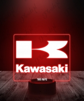Lampka LED 3D Plexido Emblemat Kawasaki - 1